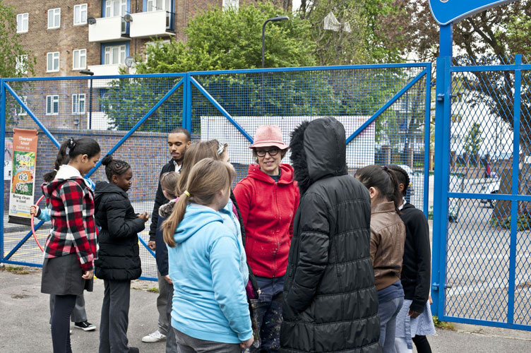 children at Tiverton Primary School Haringey